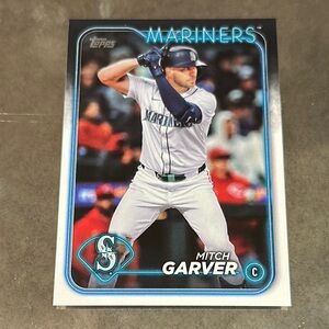 Topps Mariners Baseball Card Mitch Garver